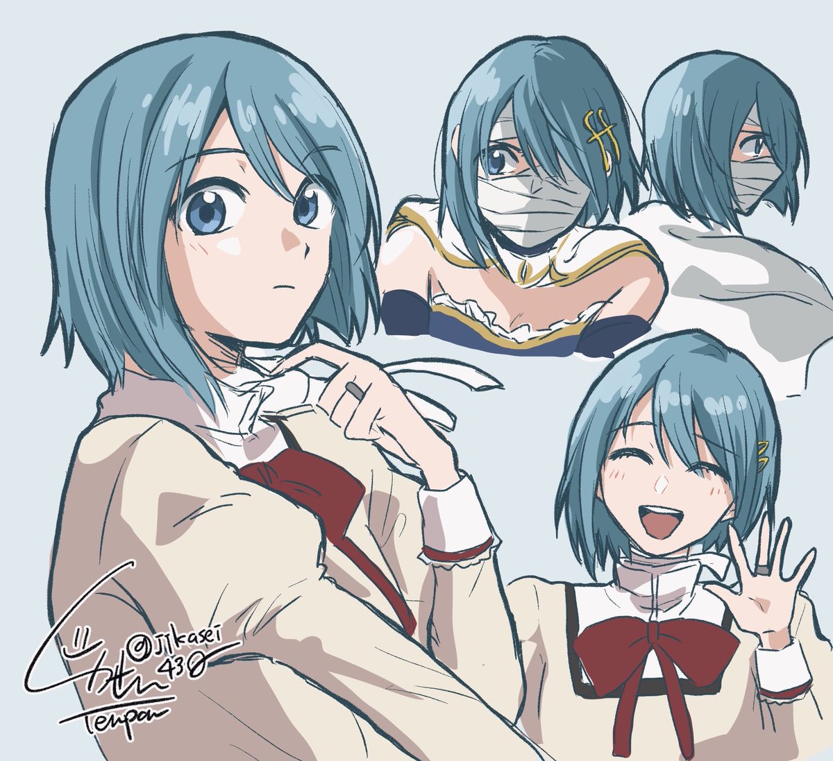 jikasei430's tweet photo. さやかちゃん落描き https://t.co/nkW4Fy76ZE