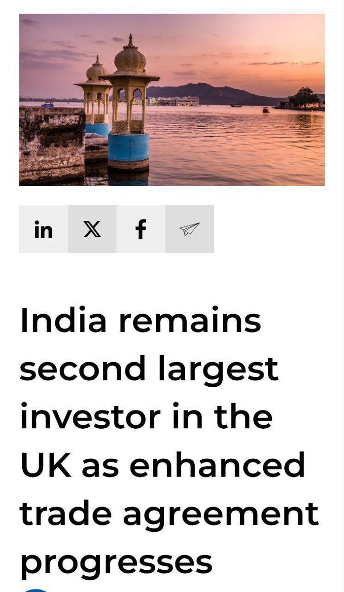 Yodhaa_warrior's tweet photo. Nope, the Brits need Indians to run their country & not vice versa. Britain’s largest automobile company and its only remaining steel producer are run by Indian conglomerates.

Notice how Britain has relatively declined after losing India, while India has only ascended in all fronts.

India is the 2nd largest investors in the UK, contributing significantly to its economy and key industries.

Put simply- Indian professionals and conglomerates have helped keep major parts of the UK’s industry afloat.

[Block me = you know I'm right & you're coward phagoat]