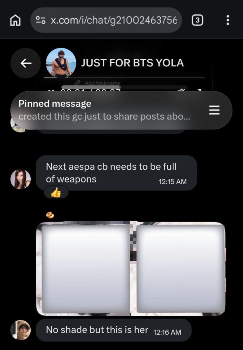 deBTSmustbepaid's tweet photo. This account was previously suspended for harassing Jungkook, and now they’re back on a new account harassing both ARMYs and BTS. They’re not even leaving minors alone

Report and block
https://t.co/xO60zgLouH https://t.co/XCOsKEkC7r