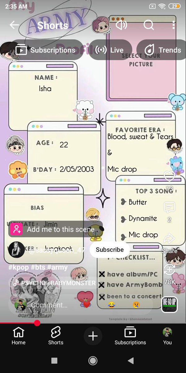Lovelune4u's tweet photo. Exposing an armyBLINK and ff writer on YouTube - A thread 🧵

Channel name- @/sassy queen 
https://t.co/cWbPulMm48
Alt channel name - mingukkie fictional(it's terminated) 
Real Name- isha
Age-22 https://t.co/27fKlcQSMD