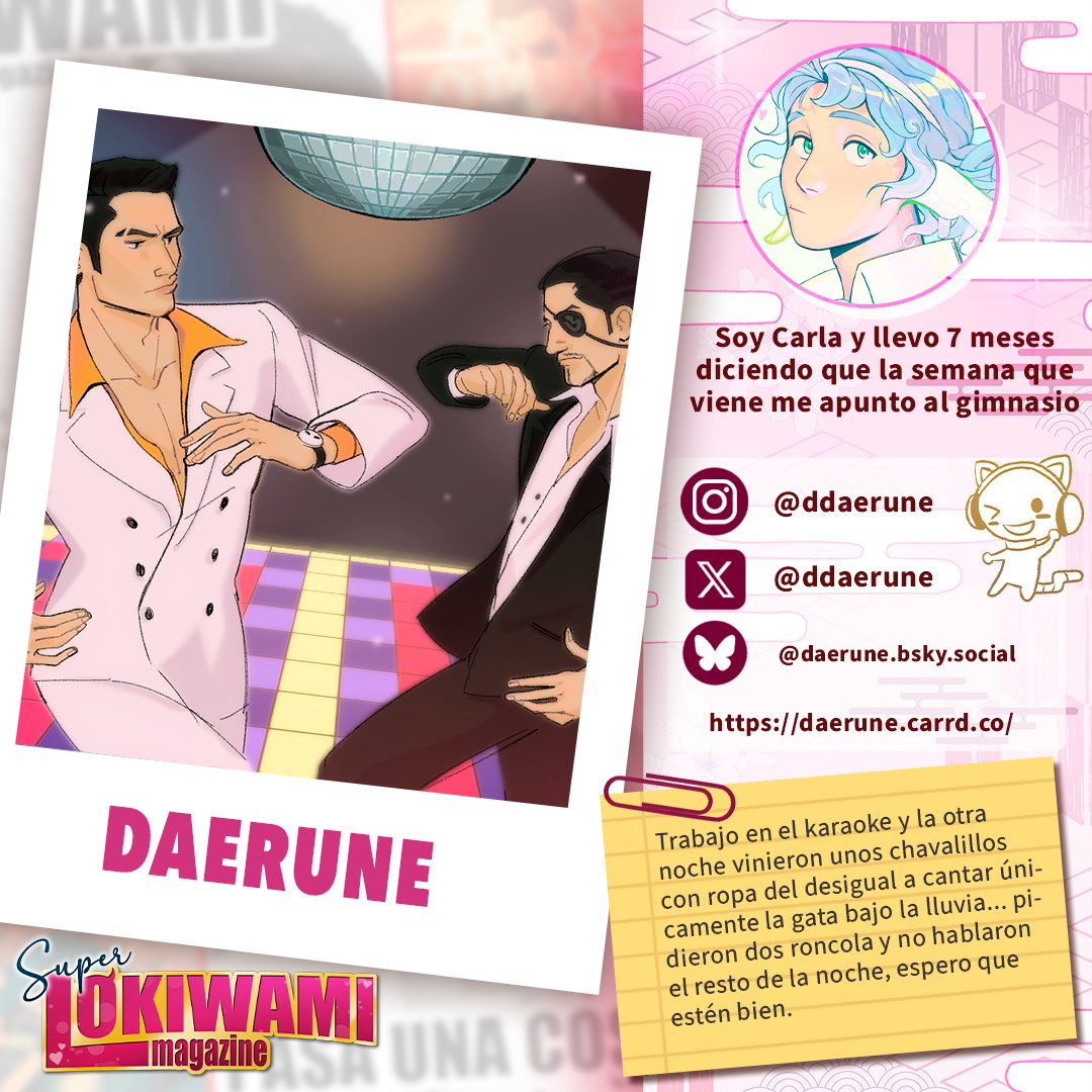 superlokiwami's tweet photo. 🪩 ANUNCIO DE CONTRIBUYENTE 🪩 

¡¡¡FELIZ VIERNES!!! 🕺 Hoy os presentamos a @ddaerune , que también ha participado haciendo unos pasatiempos magníficos para la zine

Si quieres ver el resto de su arte, échale un ojo a sus redes!!! ☁️🌊 https://t.co/VWu0fbir4h