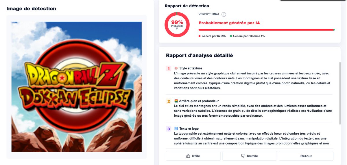 DokkanTranscend's tweet photo. @dokkan_eclipse @dokkan_eclipse  vient trash talk DokkanTranscend pour l’IA, alors qu’on l’utilise uniquement pour la promo. Pourtant, leur site, leur code et leurs images présentent eux-mêmes des traces d’IA. Avant de donner des leçons, commencez par être transparents sur votre propre projet.🤡 https://t.co/aPNXVlMH0H