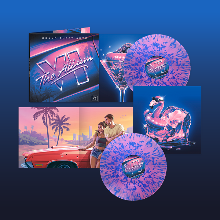 AtlanticRecords's tweet photo. ‘Grand Theft Auto VI: The Album’ coming November 19. Pre-order the limited-edition vinyl and CD now.