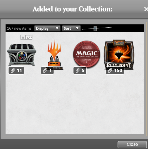 xgranham's tweet photo. Alas, so it came to be that green landfall 5-0'd, and the trophy race was now in the shadow of the glorious Gitrog Monster!

Mazingerz86 (Dimir Tempo) 2-0
Wumpusx (Abzan Gaak) 2-1
lol4realz (UW Tron) 2-0
akisamiyou (Pox) 2-0-1(scute swarm draw)
audio336 (UB Ninjas) 2-1 https://t.co/h4N2eeAMDI