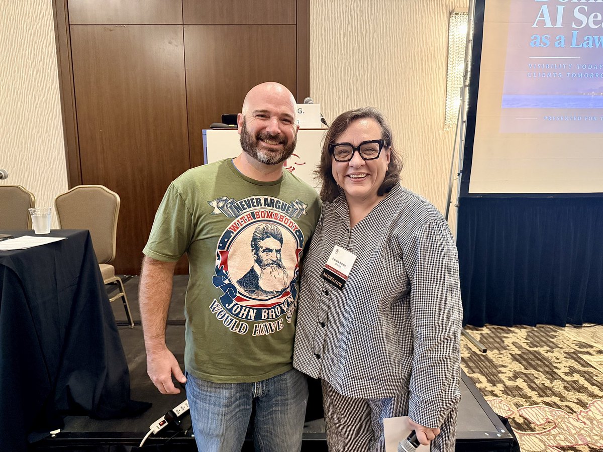 ISBAlawyer's tweet photo. Andrew G. Vaughn, Deviant Marketing, presents “Marketing: How and Where People are Finding Law Firms and Lawyers” during the ISBA Solo &amp; Small Firm Conference 2026 in Peoria. 

Special thanks to moderator Pamela Kuzniar, Haid &amp; Teich LLP. 

#ISBA #SSFC26 https://t.co/oN4hXMSmsA