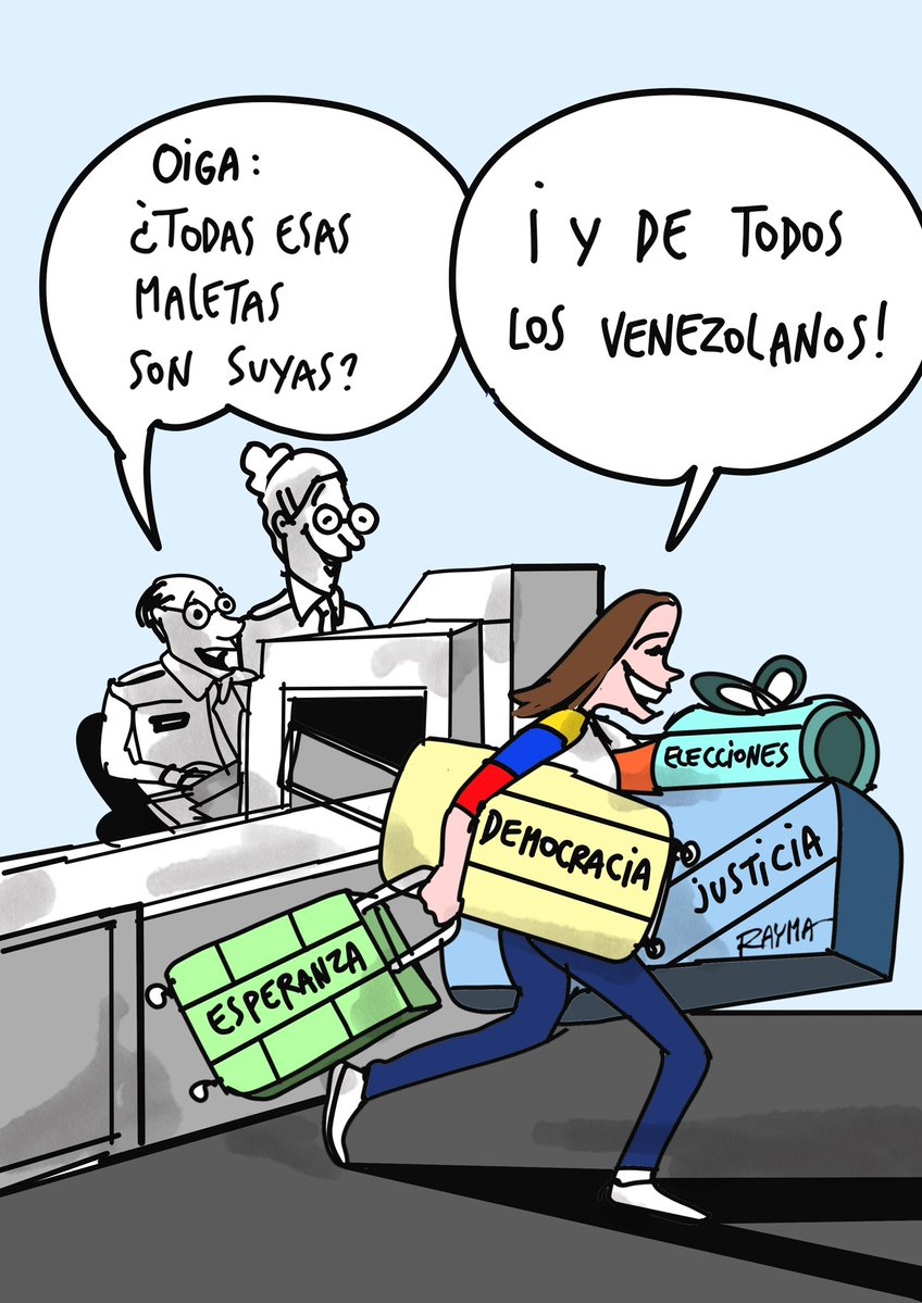 raymacaricatura's tweet photo. Lo que nos quieren robar es mas grande que nosotros mismos y no los podemos dejar. #raymatoday Regreso a Casa MCM 💛💙❤️ https://t.co/8IOUhUPQRE