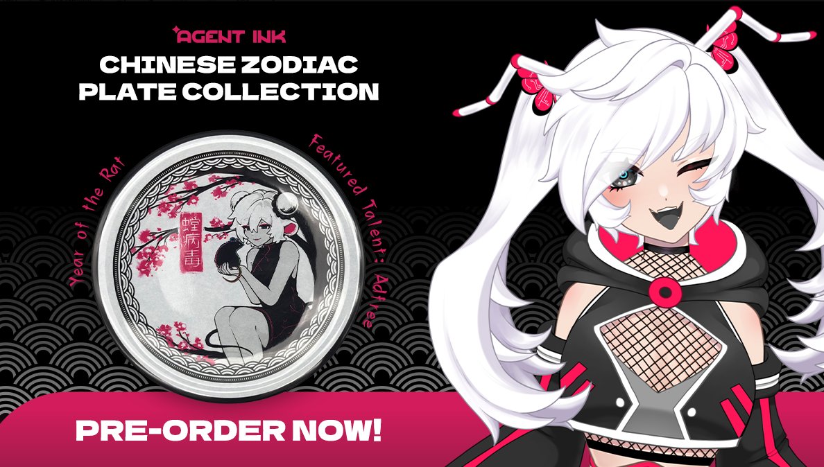 SocksAgency's tweet photo. Its out now! 

You caught us in a very Chinese time of our lives.
🎍🎍🎍🎍🎍🎍🎍🎍🎍🎍🎍🎍

Now you can collect the SVA Chinese Zodiac collector plates! Start your collection with the @AdfreeVT year of the rat plate!

⮕Pre orders go until October 23rd
⮕$24.99 (plus shipping)

Care instructions:
=============

The plates are made from Melamine so high heat is advised to be avoided. Do not microwave and please handwash plate to ensure they last for many years to come!

Be sure to collect every talents Zodiac plate!