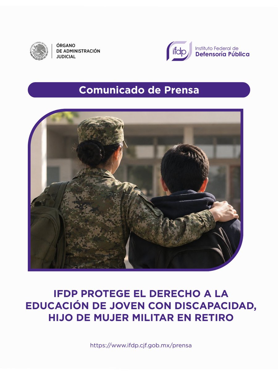 defensoriaifdp's tweet photo. ⚖️ En el #IFDP protegemos el derecho a la educación. 
Logramos que un joven con discapacidad recuperara la beca que le retiraron cuando su madre se jubiló.

La justicia federal determinó que excluirlo era discriminatorio. Ningún trámite administrativo debe ser un obstáculo para la inclusión educativa. 📚

Te invitamos a leer el comunicado completo: 👇