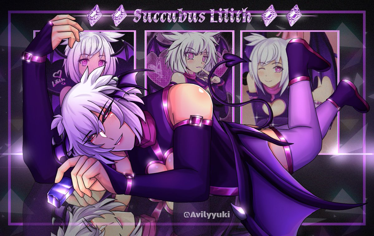 yuki_avily's tweet photo. Succubus Lilith 

( Don't asked me why I am laughing when drawing her in the first clip ) 

#succubuslilith #Gachaworld #fanart #gachamemories #foryourpage #gacharesort https://t.co/s9yxPJzRpQ