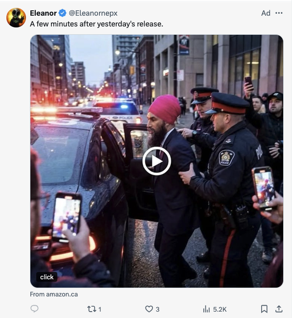 DKretyn's tweet photo. @amazon This ad of yours is taking people to CBC-like page to scam! 
https://t.co/vxvtkJtUAA https://t.co/KMKgDEQy05