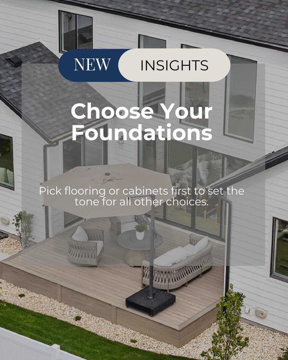 McArthurHomes's tweet photo. Start with your overall style and anchor decisions like flooring or cabinets, then let those guide the rest. Which design studio choice do you find hardest to narrow down? https://t.co/gZSmjUW9PJ