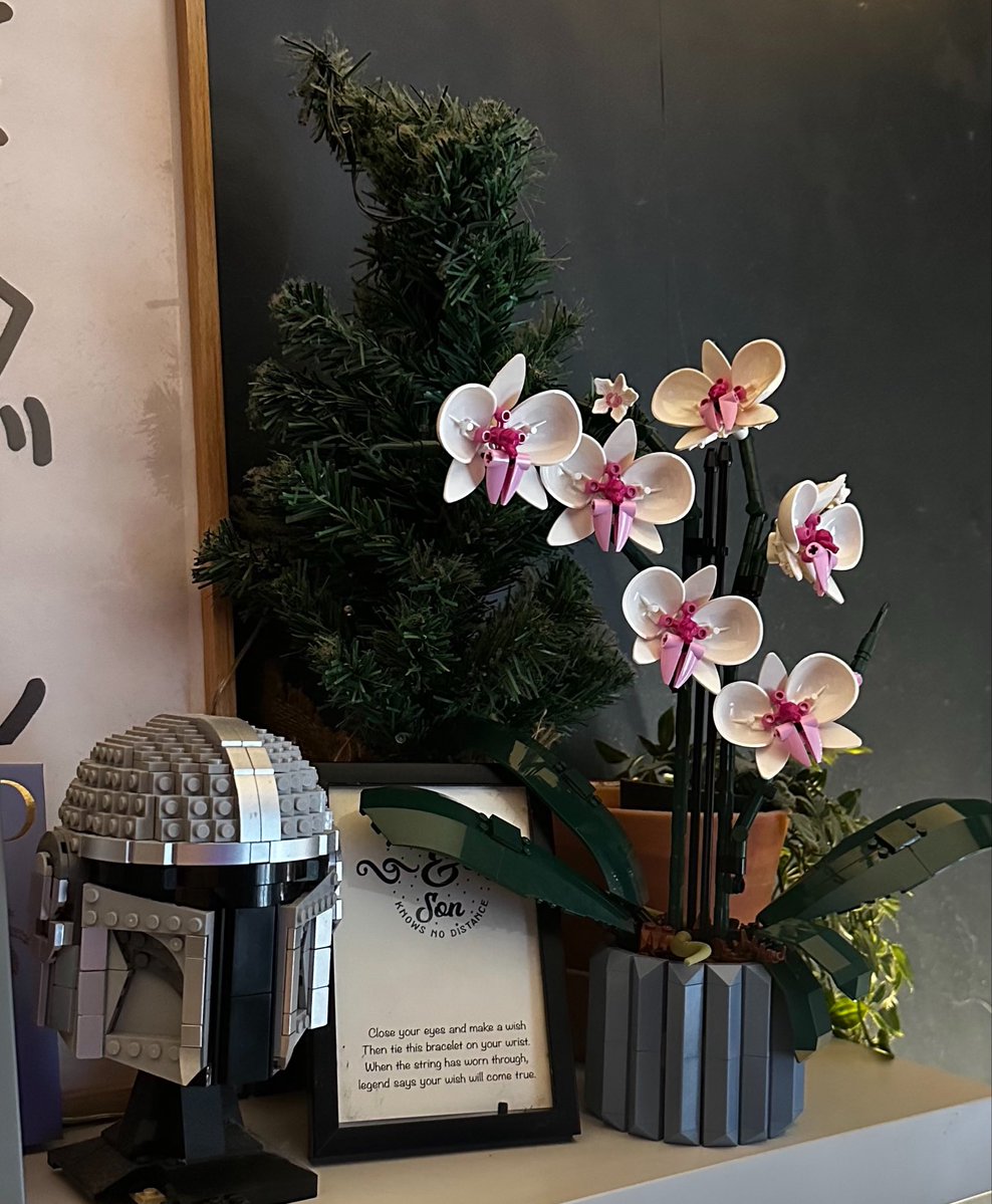 _vyxy's tweet photo. I’m obsessed with this Lego orchid omg https://t.co/KMNQzMnljt
