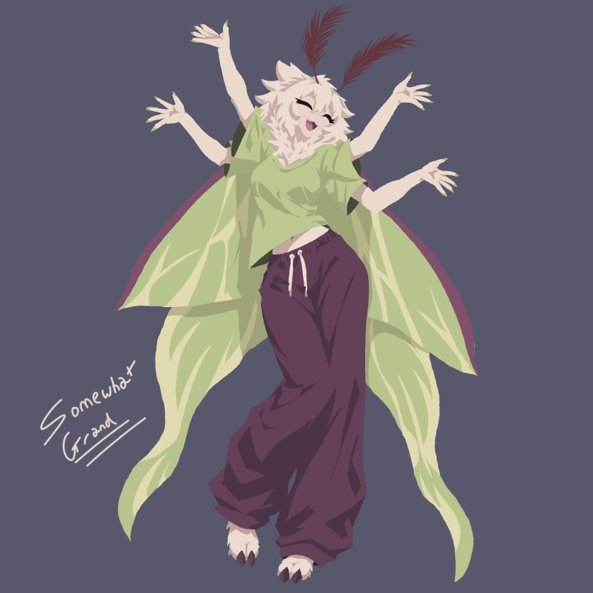 Somewhat_Grand's tweet photo. Second moth I've drawn

#moth #mothart #furry #furryart #originalart #linelessart #commission https://t.co/kRUowvqCuw