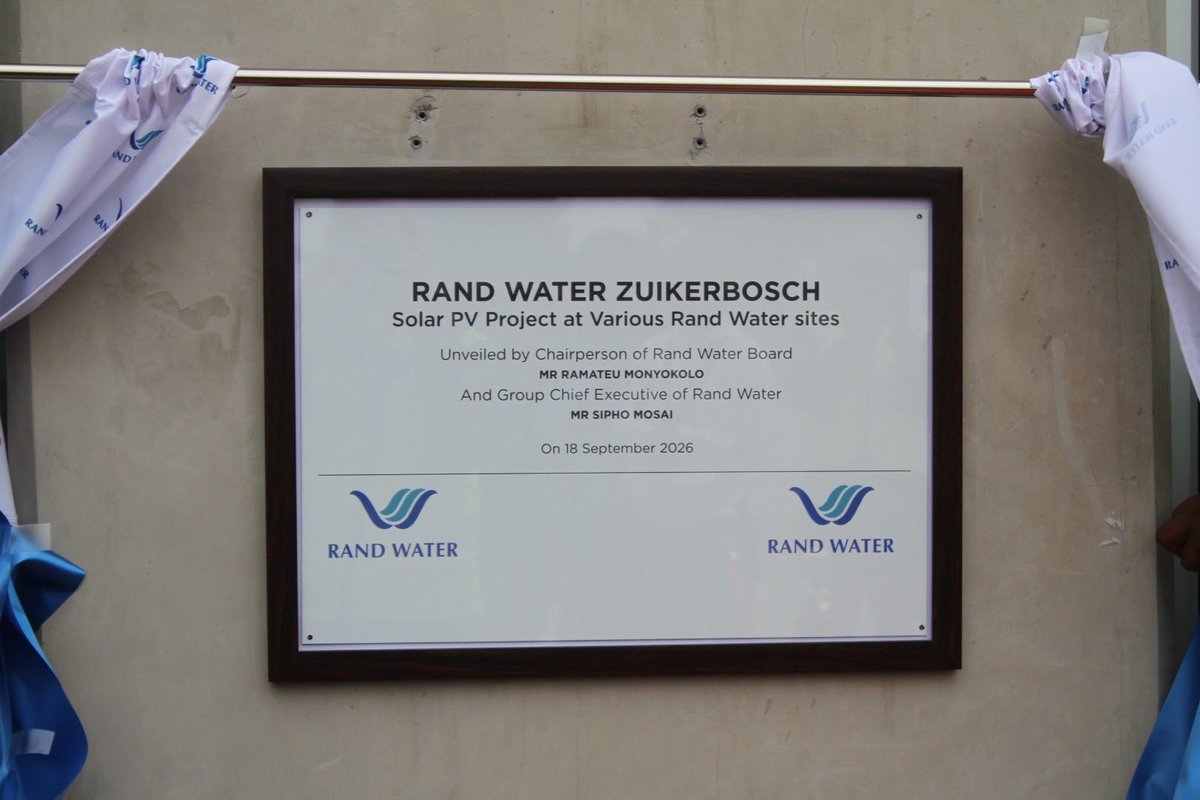 Rand_Water's tweet photo. #RWWaterDemandManagement
#RWWaterSupply
#RWWaterSustainability
#RWInfrastructure
#RWRooftopSolarPVProgramme 
[LE] https://t.co/7e5tr0AP2D