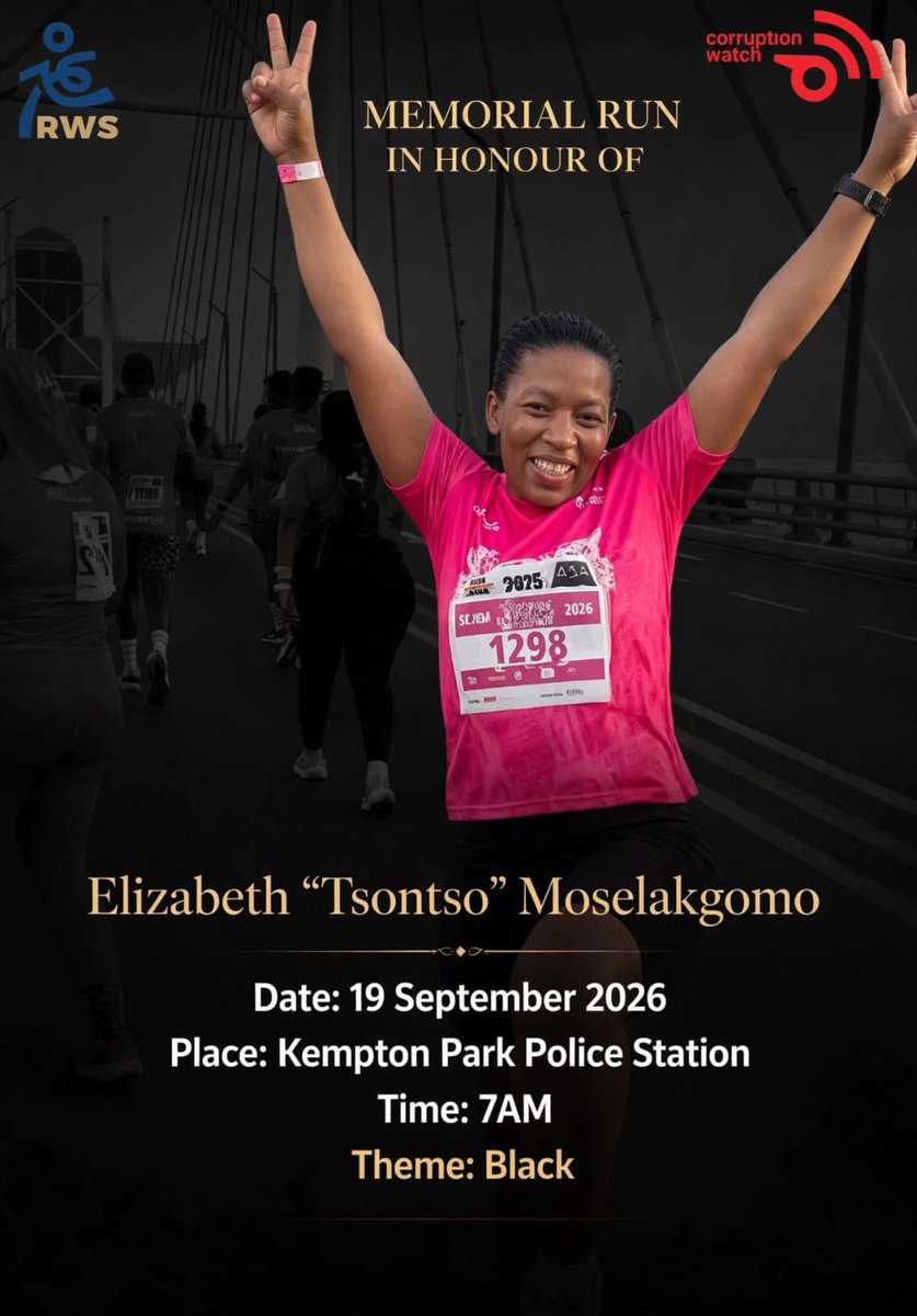 tumisole's tweet photo. Please join us tomorrow morning from 07:00 at Kempton Park Police. 

We will be having a memorial walk/run for 5km in and around the area.

We will be also submitting a memorandum to the Police. 

We demand #JusticeForTsontso

#JusticeForAllWomen #CountryDuty 

#StopFemicide 

#ImpempeIsNotImpimpi