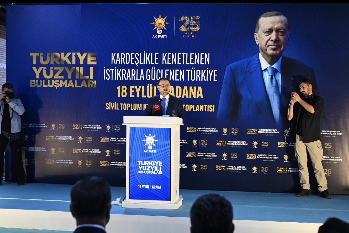 MelogluSeydo's tweet photo. 🇹🇷 Türkiye Yüzyılı Buluşmaları kapsamında, Adalet Bakanımız Sayın Akın Gürlek’in katılımlarıyla gerçekleştirilen Adana STK Buluşmaları’nda, TÜRDEM Adana İl Temsilciliği olarak teşkilatımızla birlikte güçlü ve geniş bir katılım sağladık.
@abakingurlek https://t.co/J5rzzAXl5T