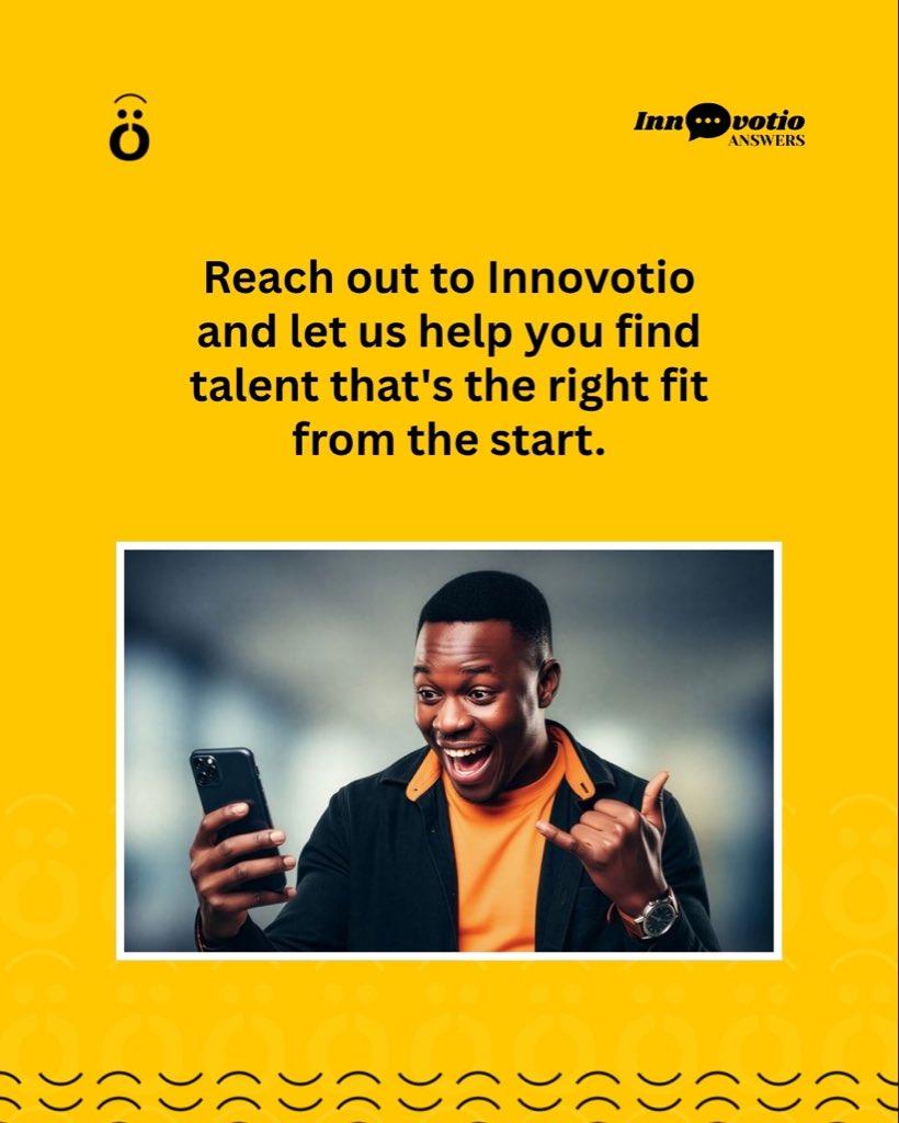 innovotio's tweet photo. A qualified candidate isn't automatically the right fit.

Skills matter, but so do values, culture, communication, and direction. At Innovotio, we look beyond the CV to help businesses find talent that fits.

#Innovotio #Recruitment #TalentSolutions #Hiring #BusinessGrowth https://t.co/DNALOieMJ3