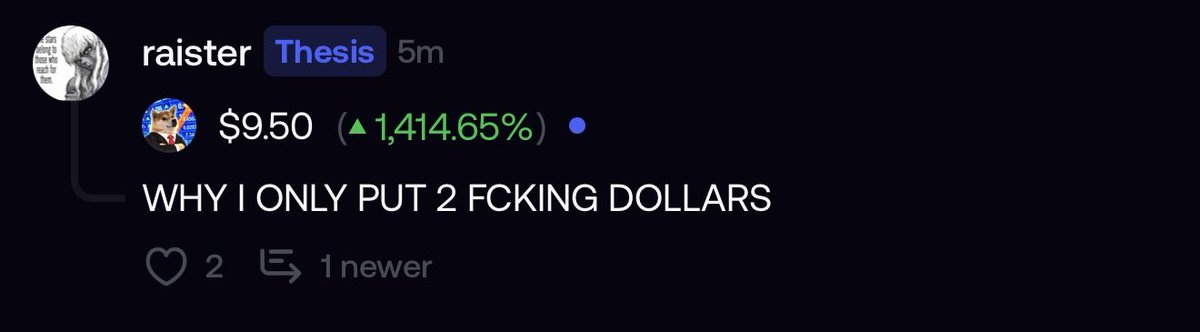 kkashi_yt's tweet photo. this guy’s $2 bag just pumped by 1,400% https://t.co/qVXJJlYPqm