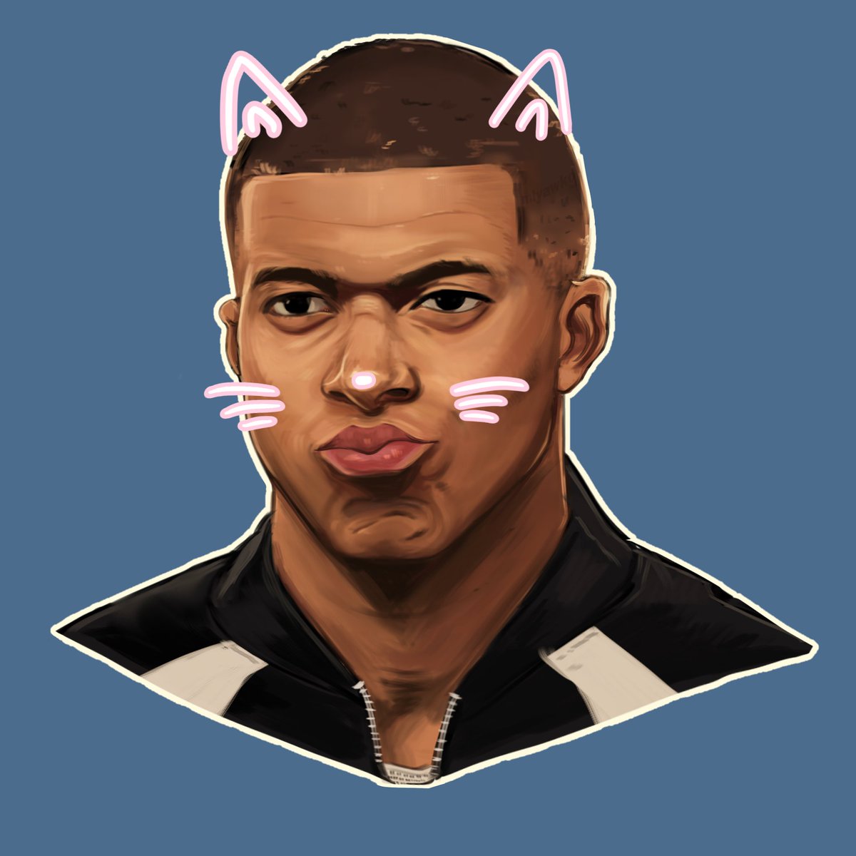 mlyawko's tweet photo. kyky art request #kylianmbappe https://t.co/Onf5JahptY