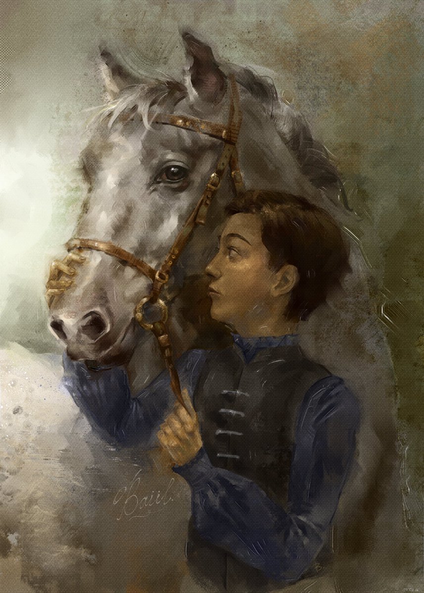 baiil30's tweet photo. Simon as the prince, together with his horse! 🐴 
#digitalart  #LordOfTheFlies #Art https://t.co/FyuOFkcwPS