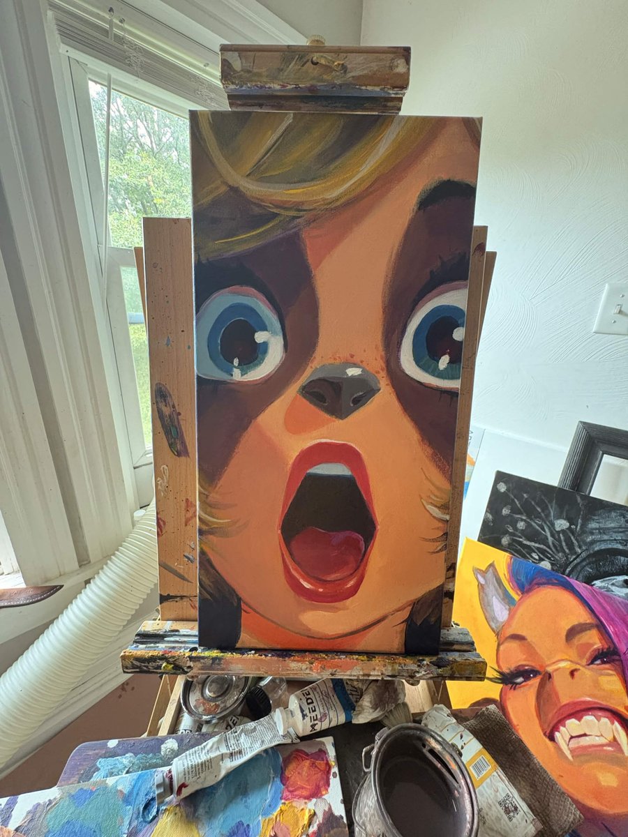 BleatsyGoat's tweet photo. All done with Aiden, just gotta sign~ I might offer irl paintings as a commission type, what do you guys think?

#furry #furryart #gayfurryshit https://t.co/nTYnBD8fHK