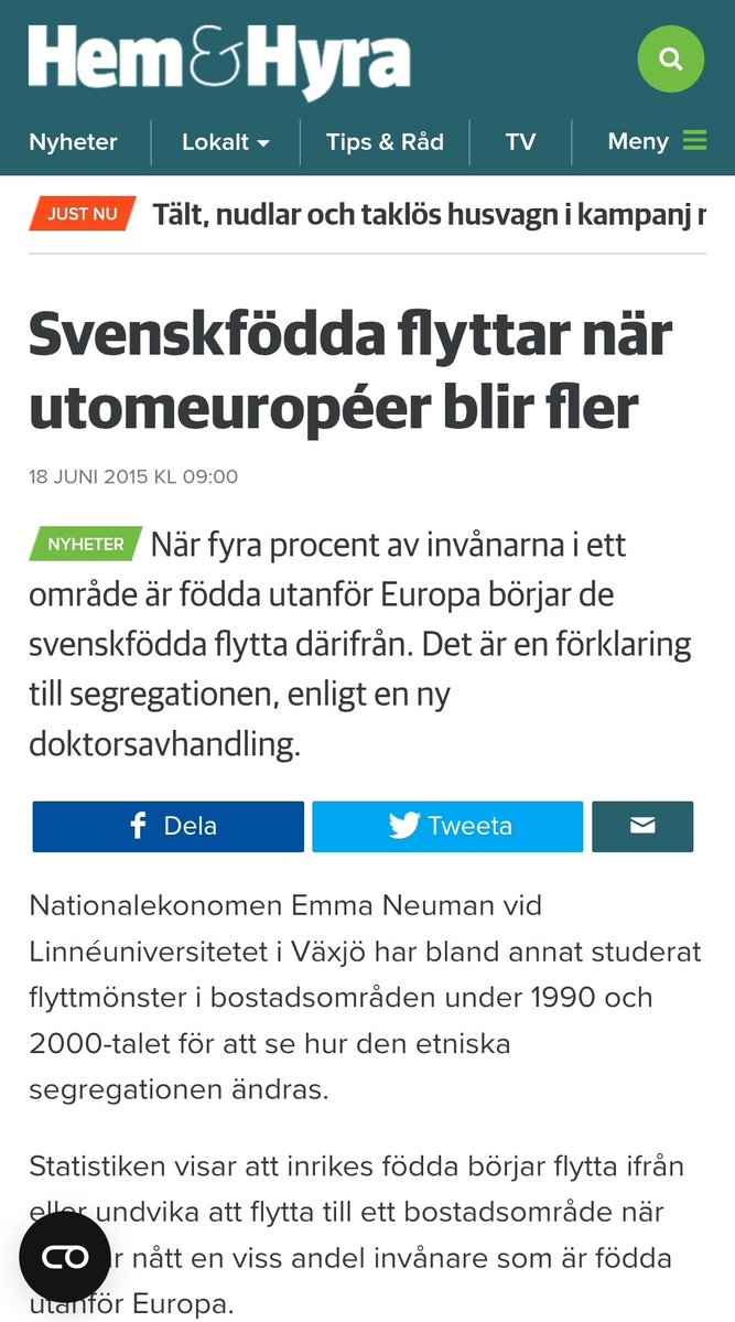 prestonbootle's tweet photo. @danielswedin INGA svenskar vill bo bland eller umgås med MENA-invandrare och i synnerhet inte med muslimer. 
ALLA svenskar vare sig vi röstar höger eller vänster föraktar islam och muslimers"värderingar"
Det är därför Sverige är så segregerat: https://t.co/O9Av3Q6XRi