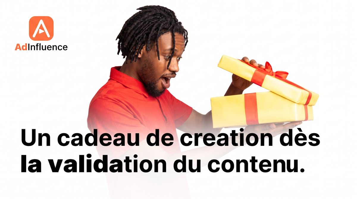 AdinfluenceAfri's tweet photo. « 𝐄𝐭 𝐬𝐢 𝐦𝐚 𝐯𝐢𝐝𝐞́𝐨 𝐧𝐞 𝐟𝐚𝐢𝐭 𝐩𝐚𝐬 𝐝𝐞 𝐯𝐮𝐞𝐬, 𝐣𝐞 𝐭𝐫𝐚𝐯𝐚𝐢𝐥𝐥𝐞 𝐩𝐨𝐮𝐫 𝐫𝐢𝐞𝐧 ? »

Sur AdInfluence, vous pouvez désormais paramétrer une prime de création en plus de la rémunération à la performance, vous fixez un montant fixe versé au créateur . https://t.co/VlrfDCeOid