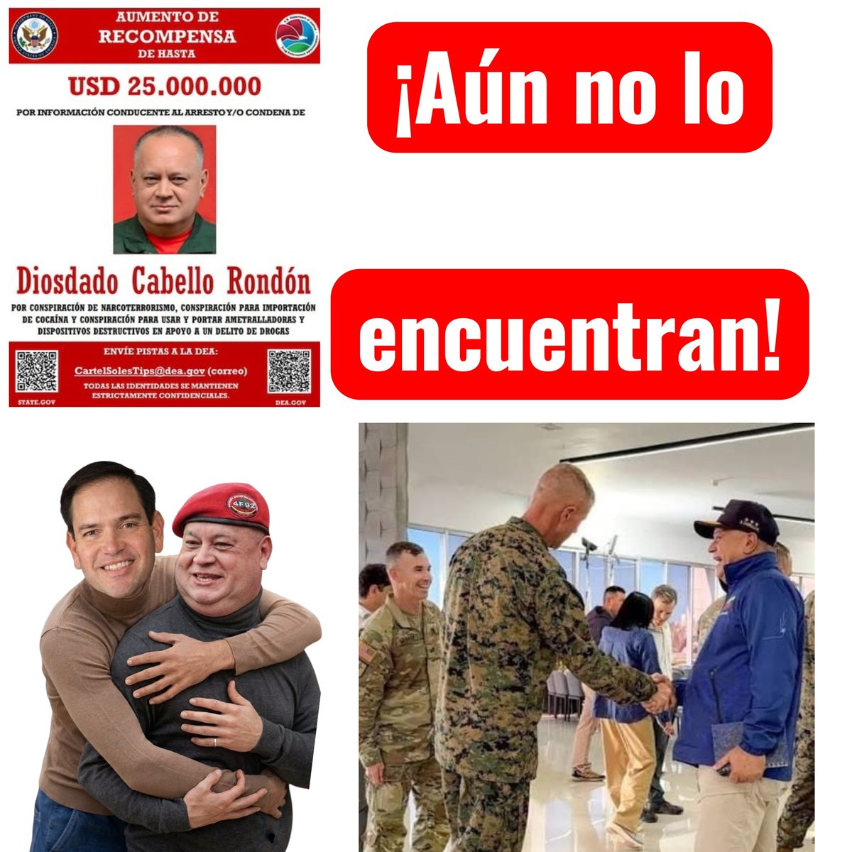 jimgarbi78's tweet photo. No lo reconocen porque usa gorra. ¿De verdad están buscando a Diosdado? https://t.co/9qQJC40zmI