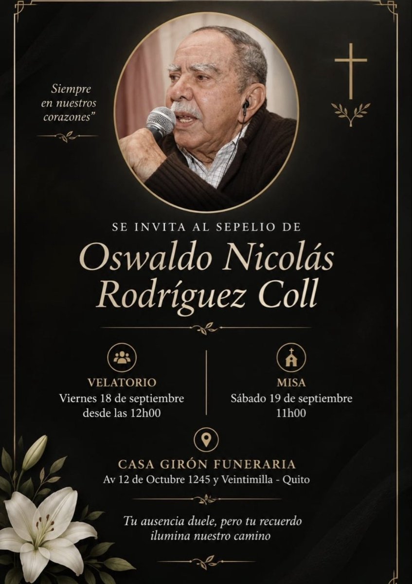 FABIANGALLARDOM's tweet photo. Siento la partida de un gran ser humano y comunicador https://t.co/3BZrTEgXFmó en vida al equipo de sus amores @Aucas45,al que defendió en cancha,ganándose el respeto de sus compañeros y adversarios.A su esposa,Martin y Flia,mis sentidas condolencias.🙏 https://t.co/i46NqfG6ZI