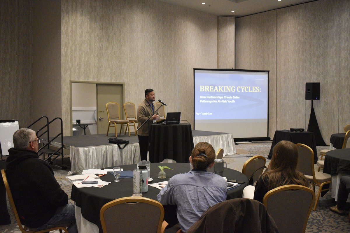 ABcrimeprevent's tweet photo. #ACCPACONFERENCE2026 RECAP: GANG EXIT STRATEGIES

“Breaking Cycles: How Partnerships Create Safer Pathways for At-Risk Youth”

PRESENTER: Andy Luu, Youth Services Manager, Ontario Public Service https://t.co/ReOJj9gt9Q