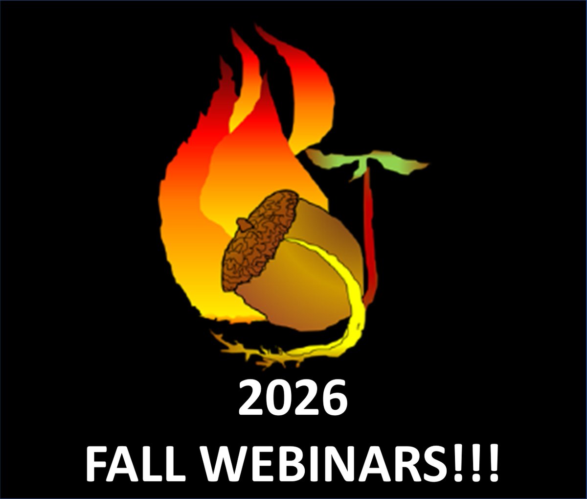 FireScienceGOV's tweet photo. 🍂🔥 Fall Webinar Season is almost here! 🔥🍂
We’re so excited for another great season of fire science outreach. @oakfirescience have an awesome lineup of fire-science webinars kicking off October 6!

📅 Get the deets here: https://t.co/nhX0rU1kSk

We hope to see you there! https://t.co/Din34uRoPh