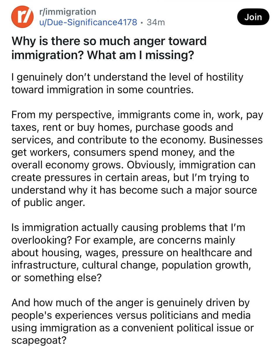 redditdeportees's tweet photo. Redditor is astonished that native citizens completely despise mass migration. https://t.co/Nx1MwRbv1E