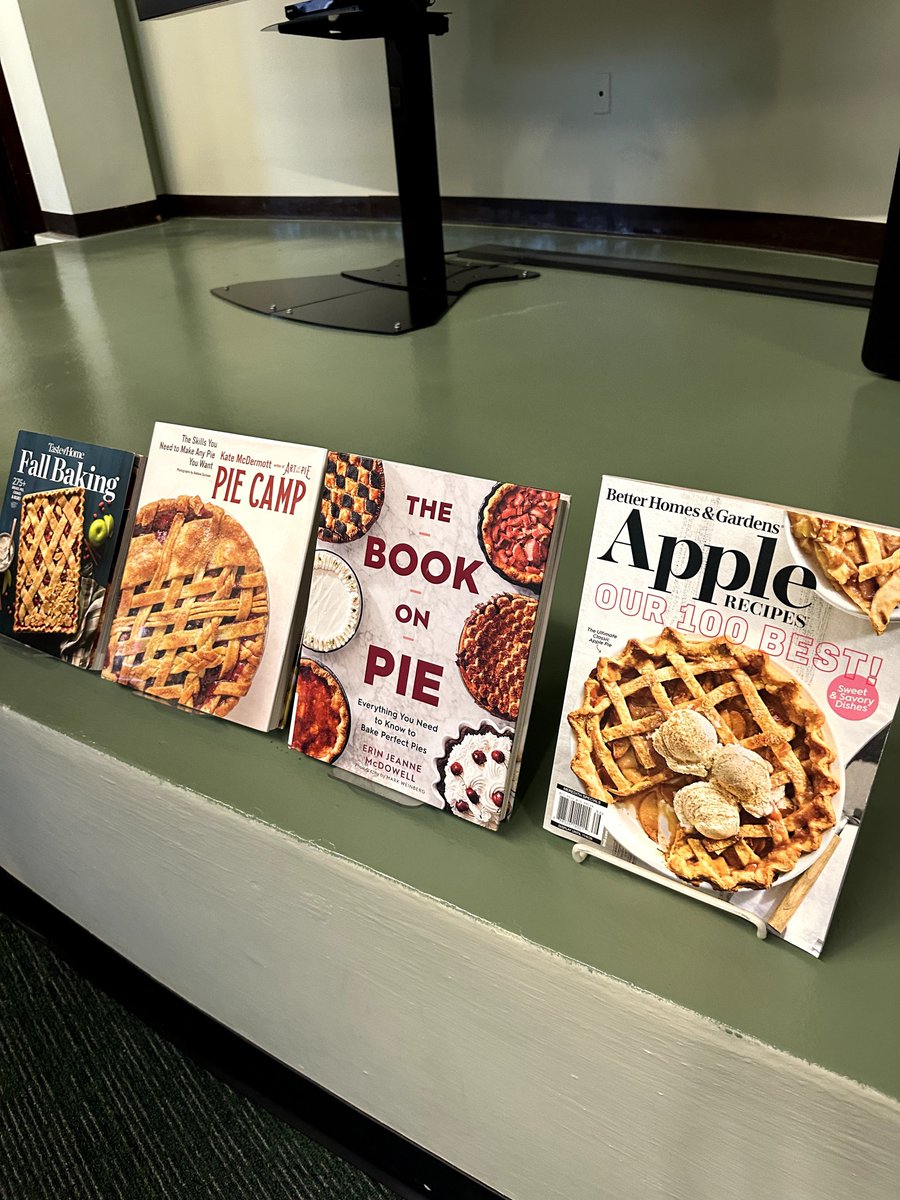 STLpubLibrary's tweet photo. We had a great afternoon at Cabanne Library learning how to make pie crust from scratch! 🥧 We picked up tips and tricks and even took home apple filling to finish our pies. Visit https://t.co/rmbAiM4eQe for future events like this! https://t.co/bd6CktJR3v