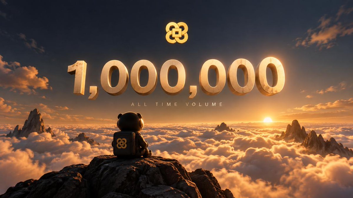 knotdotfun's tweet photo. $1,000,000 all-time volume on https://t.co/roo0yRCDCg.

Every launch behind that number was built on its creator's own terms.

First milestone of many.

🪢 https://t.co/g78vteqG4h