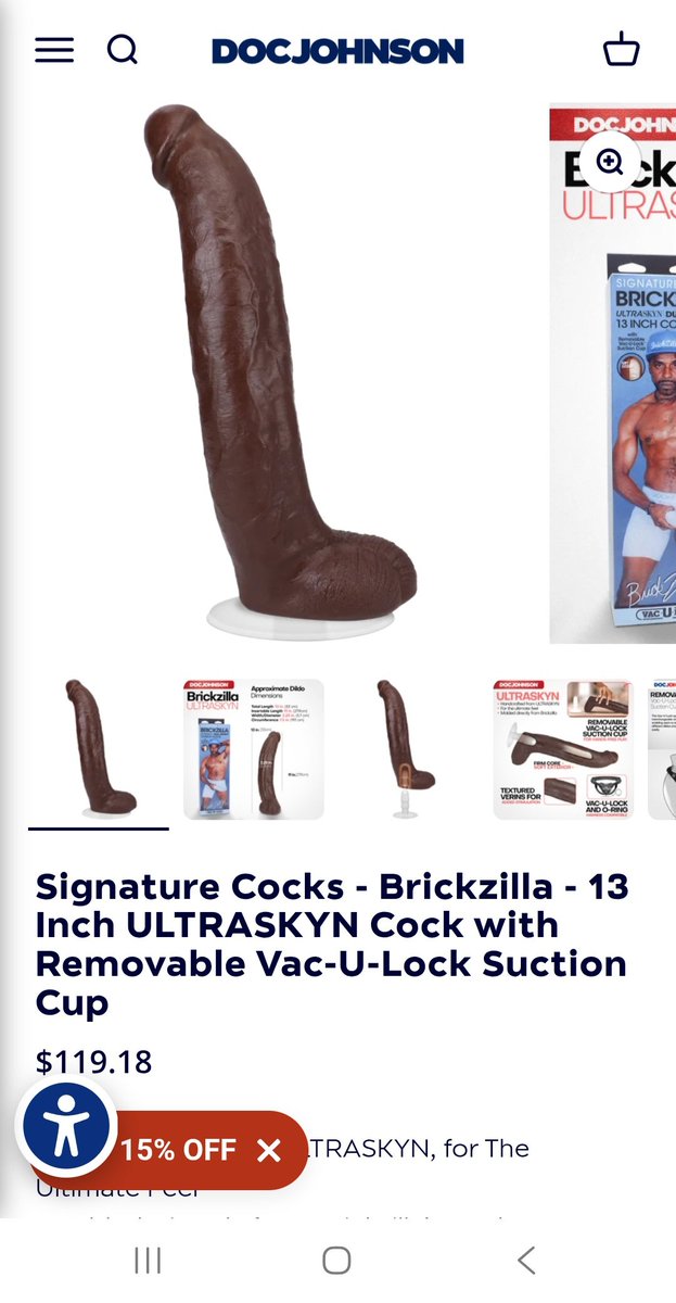 wwediva80's tweet photo. Just made a BIG purchase! I mean real big lol Can't wait to get a hold of @Brickzilla1 Doc Johnson toy and see how much I can take 😁
I'll be doing a review very soon 🤗 https://t.co/2INm8vinVi