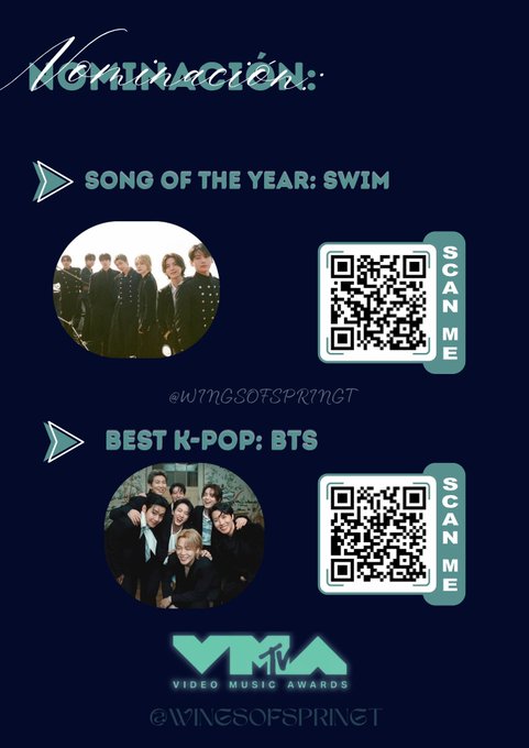 WingsofSpringT's tweet photo. ๐จ๐ ARMY ยกACTIVEMOS EL MODO VOTACIรN! ๐๐จ
BTS estรก nominado en 2 categorรญas de los #VMAs2026 ๐
๐ต Song of the Year โ Swim
๐ Best K-Pop โ BTS
๐ฅ ยกLOS VOTOS ESTรN DOBLES!
Si tienen mรกs de un correo, pueden aprovecharlos para emitir sus votos y sumar mรกs apoyo. ๐ณ๏ธ๐
๐ https://t.co/WDECAxi798
๐ https://t.co/F9VHmo32Ix
ยกNO DEJEMOS PASAR ESTA OPORTUNIDAD! ๐ช๐
#BTS #VMAs2026 #ARMY
