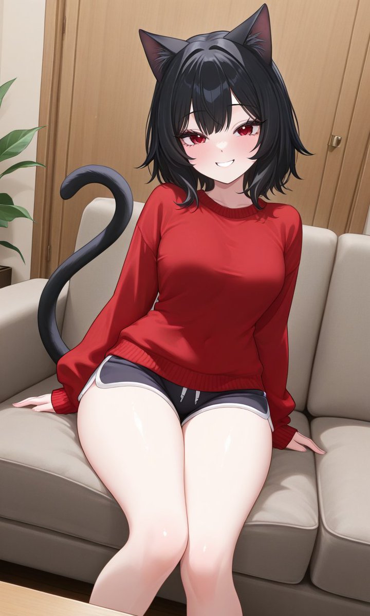 Nao38586's tweet photo. Do they prefer the female version of @Daimer_kun or its femboy version? #AIart #AIillustration #OC #femboy #NSFW  #AIイラスト https://t.co/HGuZqWLL1O