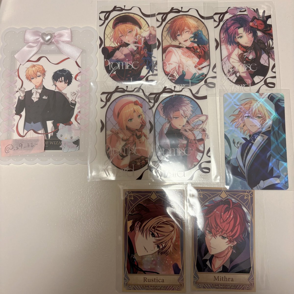 _29_32_'s tweet photo. 【交換・譲渡】
まほやく ポップアップ 魔法舎のまいにち
クリアカード トレカ バレンタイン

譲：画像のもの(🌟交換のみ)

求：シノ(今回特典＞まほパトレカ＞6周年特典) ヒースクリフ(今回特典＞6周年特典)
or 1枚275円

譲渡の場合3枚〜のみ
札幌手渡し(日程要相談)

お気軽にお声掛けください。 https://t.co/Q9KqxZ2PHj