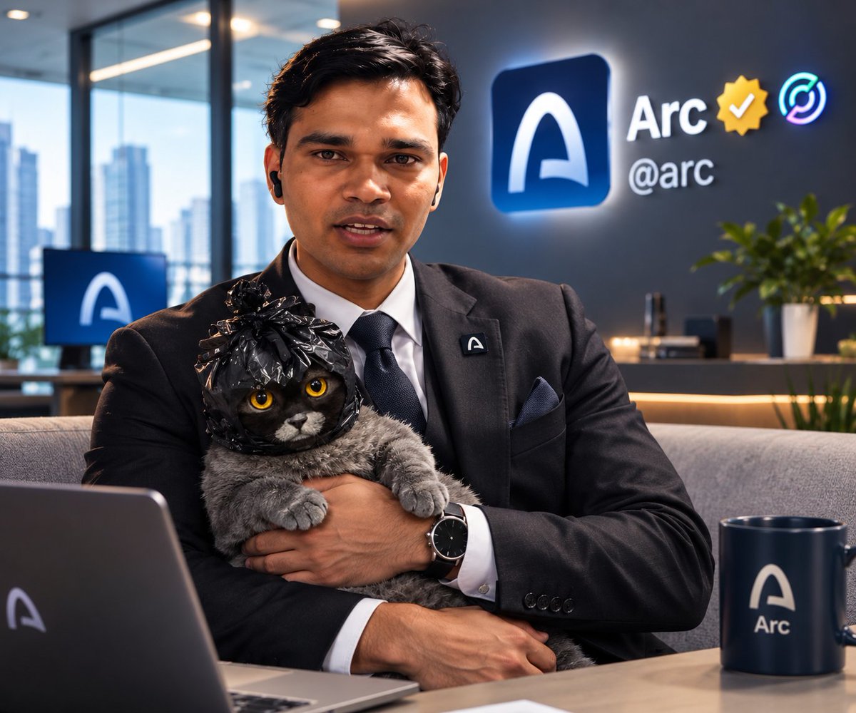 Covercgo's tweet photo. @arc #Covercat 代币空投将在毕业后正式开启。
这是一只即将被 #Arc 核心团队认领的神秘小猫。
可爱只是它的表象，真正的故事，才刚刚开始。 🐈‍⬛
@arc https://t.co/JyKJIg50dF