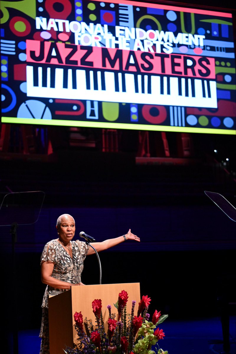 NEAarts's tweet photo. An unforgettable night for jazz! Thank you to all of the musicians who came together to honor 2026 Jazz Masters Rhonda Hamilton, Carmen Lundy, Airto Moreira, and Patrice Rushen. The concert is available to watch on demand at https://t.co/8VR6n94joF.

📷 John McCoy https://t.co/MrP0iSvD5e