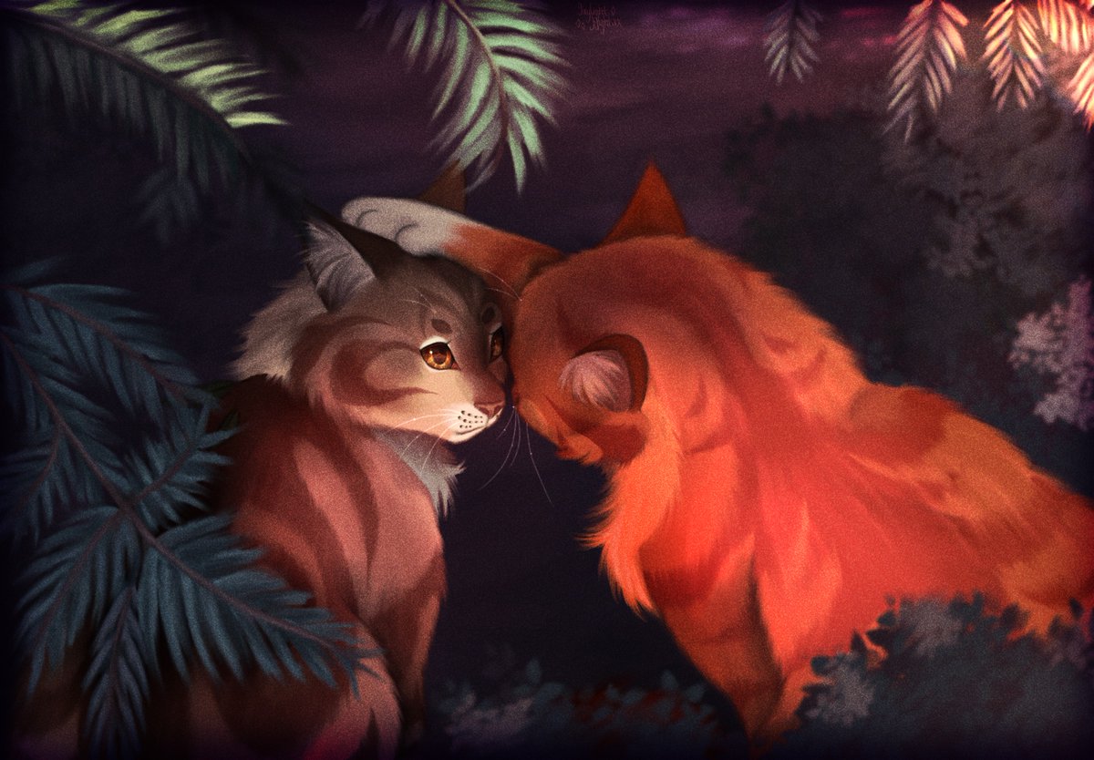 Jaylight_Night's tweet photo. 🍁Leafpool &amp; Squirrelflight🐿️

Redraw this pic :3
#warriorcats https://t.co/6GZLravnl7