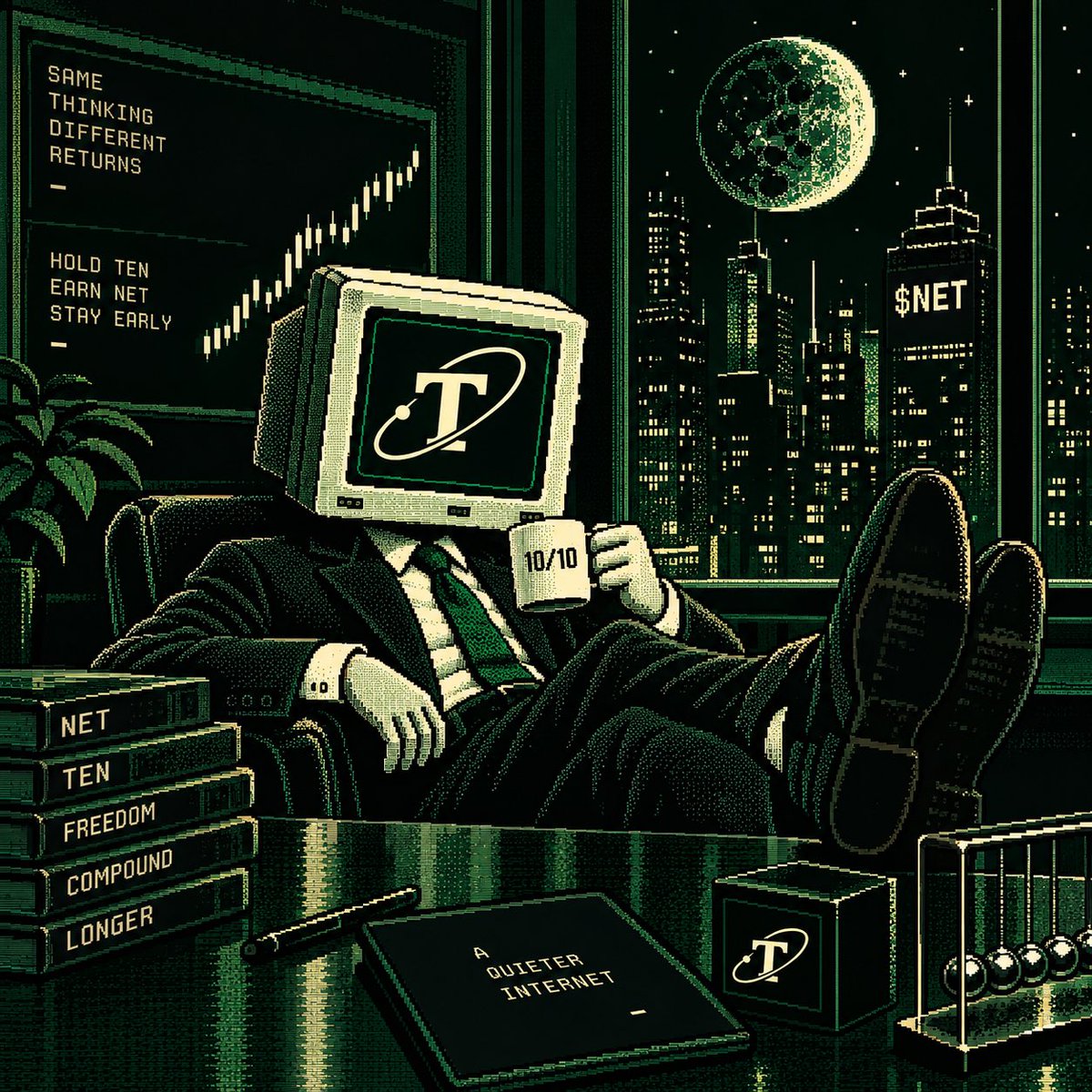 TenTenCap's tweet photo. Getting ready for robinhood:0xca9c78dd337a67f6e0077f65f5e9218719d30edf &amp; $TEN season. 

10/10 💼 https://t.co/Ig9gBgJxy3