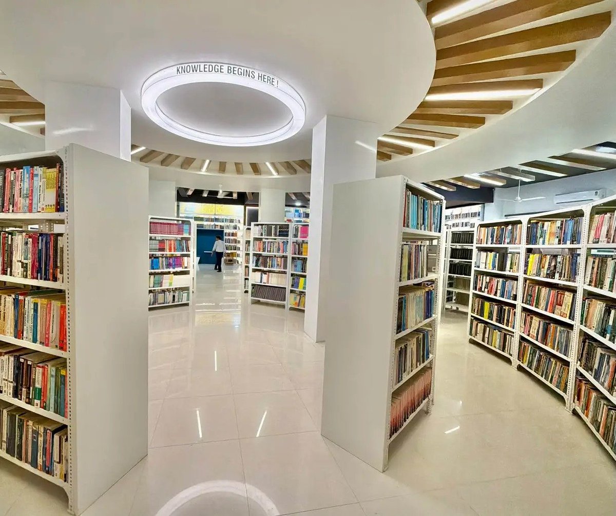 kunwarapsingh's tweet photo. 📚 A proud moment for SRGI!

The SRGI Central Library was inaugurated by Dr. @dintya15 Ji, IAS (R) (Ex. MD, CSC, GoI), in the gracious presence of Shri @pawanschauhan07 Ji, Founder Chairman, SRGI &amp; MLC, Er. @ipiyushspeaks Ji, Vice Chairman, SRGI, and the entire SR Parivar. https://t.co/gMlRVXU8wW