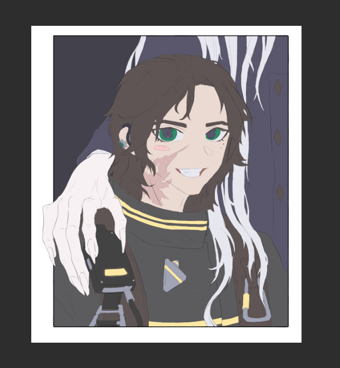 Awestern_art's tweet photo. oc wip #anime #nelumbo https://t.co/OI7twtKkvr