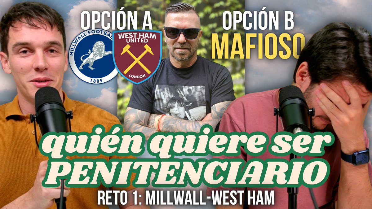 pabloespinosa11's tweet photo. Mañana se jugará el que es el partido más caliente de toda Inglaterra: Millwall vs West Ham. 14 años han pasado desde su último partido y como hay tantas expectativas en El Boro hemos decidido hacer un repaso de las historias más surrealistas de esta rivalidad estrenando una nueva sección:

¿Jugador del Millwall y West Ham o mafioso inglés? 

Os soy sincero si os digo que es uno de los mejores vídeos que hemos subido al canal.