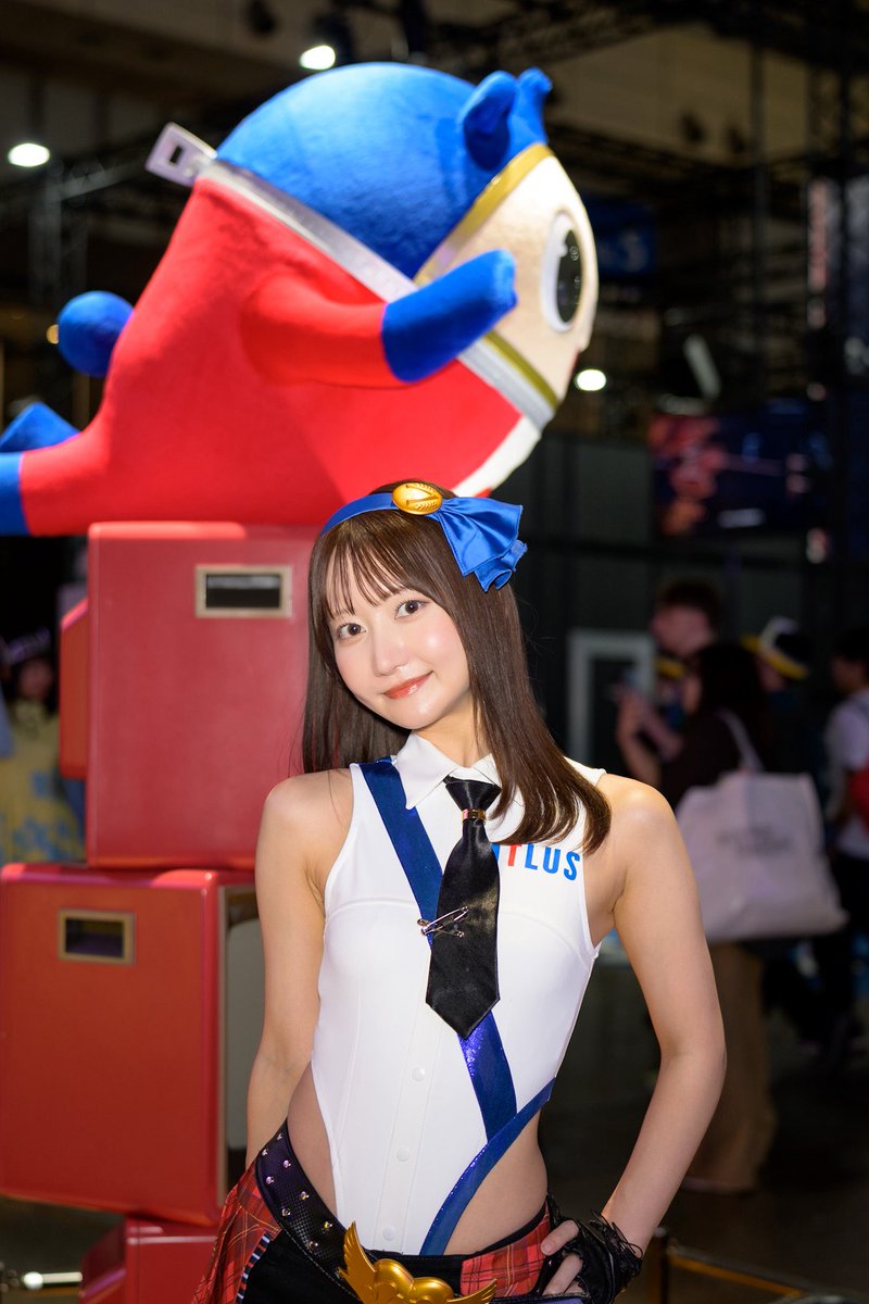 yashitarou1895's tweet photo. model:森みなみさん（@moriminami33 ）
location: #TGS2026 
#segaatlustgs26 ブース 
day: 2026/09/18

セガアトラスはどうやってこんな可愛い子を見つけてくるんだろう。 https://t.co/SvGw1mTaq9