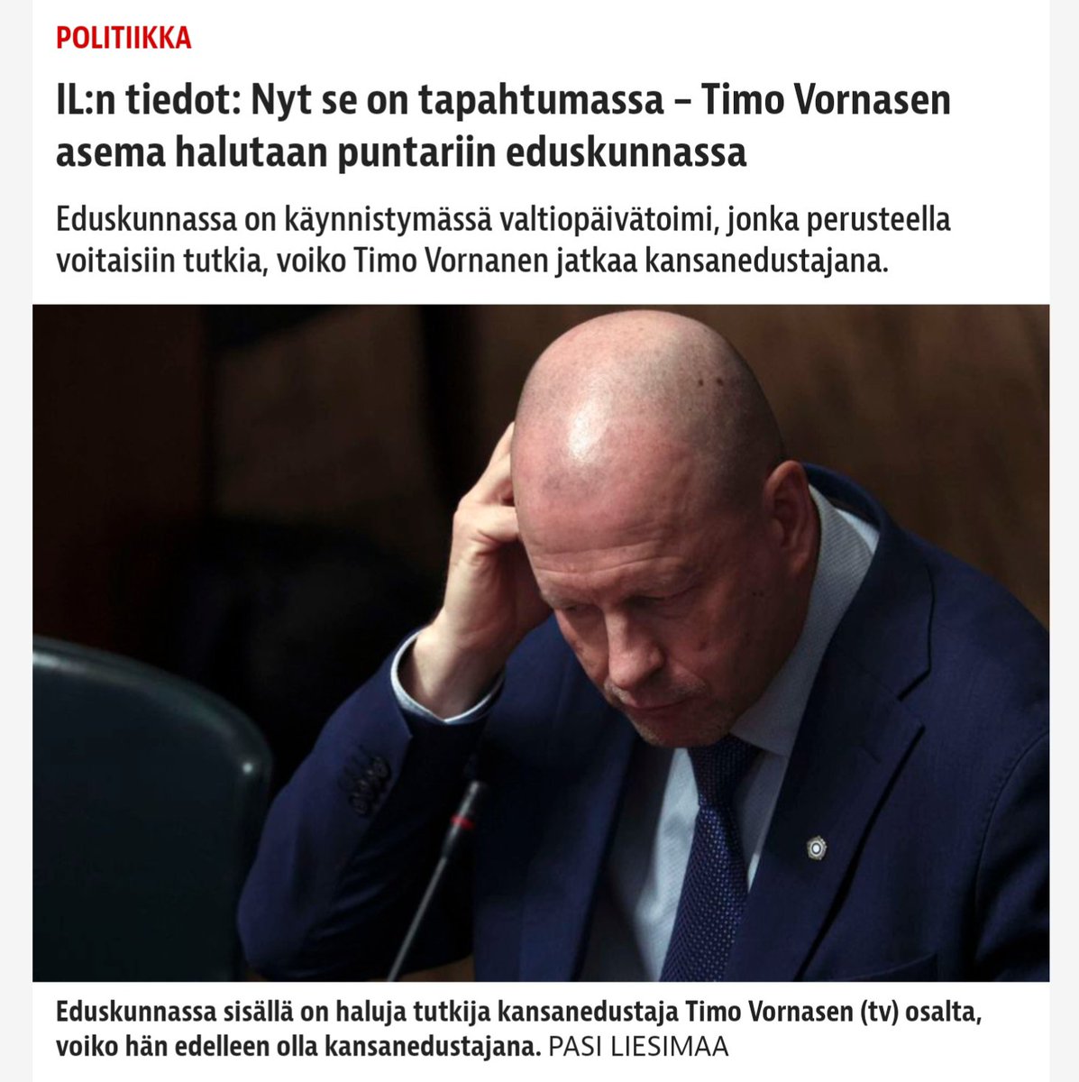PenttiImmonen1's tweet photo. Jännä nähdä kuinka monen puolueen mielestä eduskunnassa voi olla 🇫🇮:n asioista päättämässä tuomittu rikollinen? 🤔
@kokoomus @persut  @sfprkp @KDpuolue @LiikeNyt @keskusta 
ÄÄNESTÄJÄN KANNATTAA OLLA HEREILLÄ‼️👇🏿 https://t.co/pP02m9YKD9