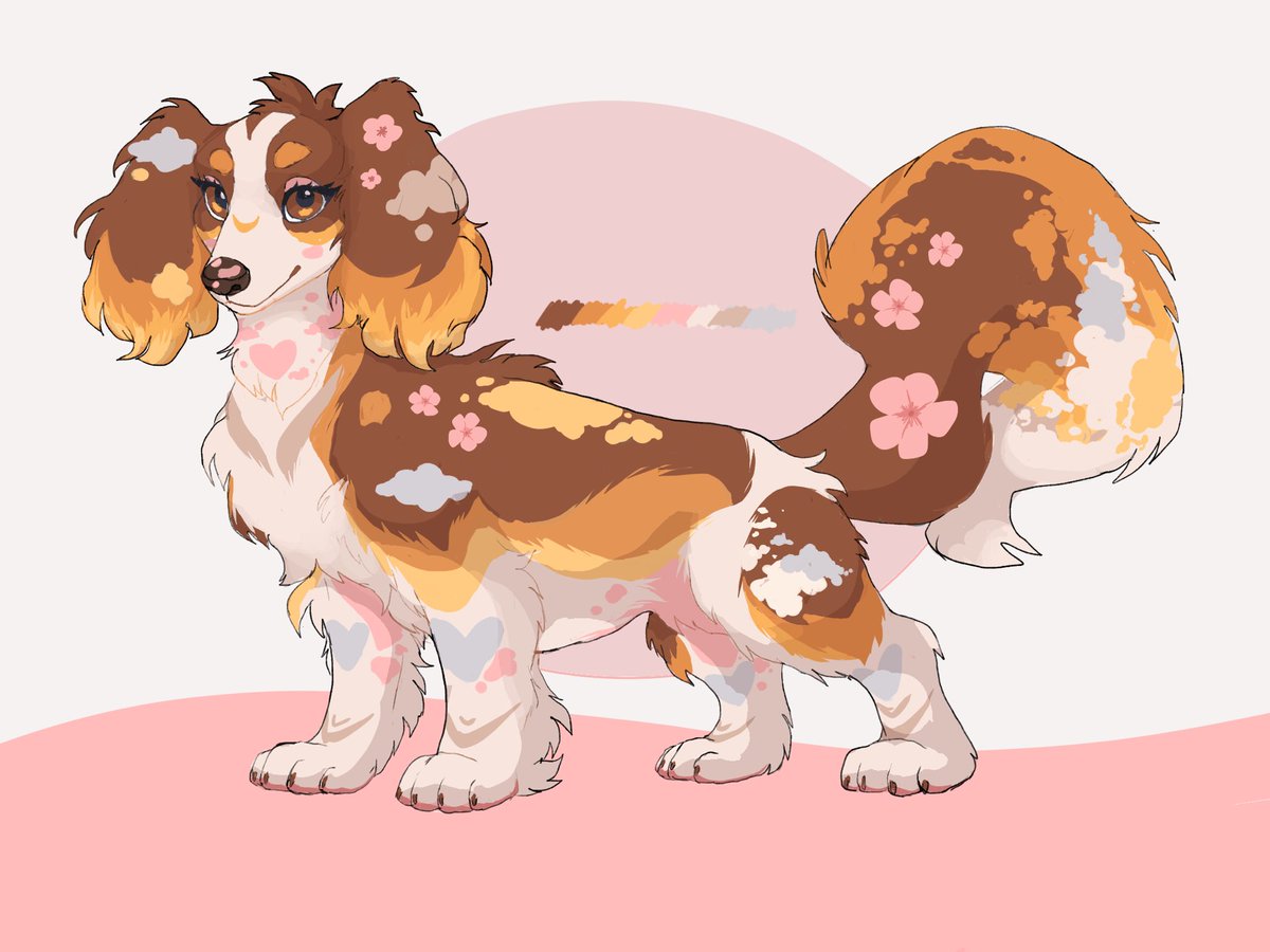 kiiyotea's tweet photo. Cherry blossom spaniel adopt ☁️🌸☁️

SB: $25
MI: $2
AB: $60 (includes headshot) 

Current bid is $35! https://t.co/L6lZT0cXkZ