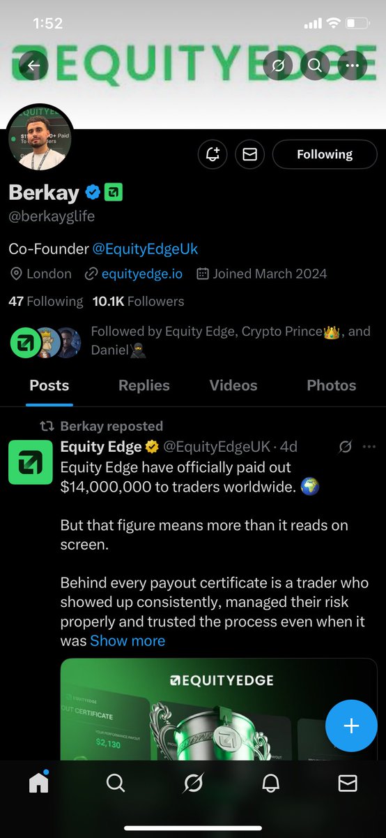 purf_Boogey's tweet photo. @tradewithola @Danieltrades @berkayglife @EquityEdgeUK @proTraderola 32
All done ✅ https://t.co/VOwarf0NdM