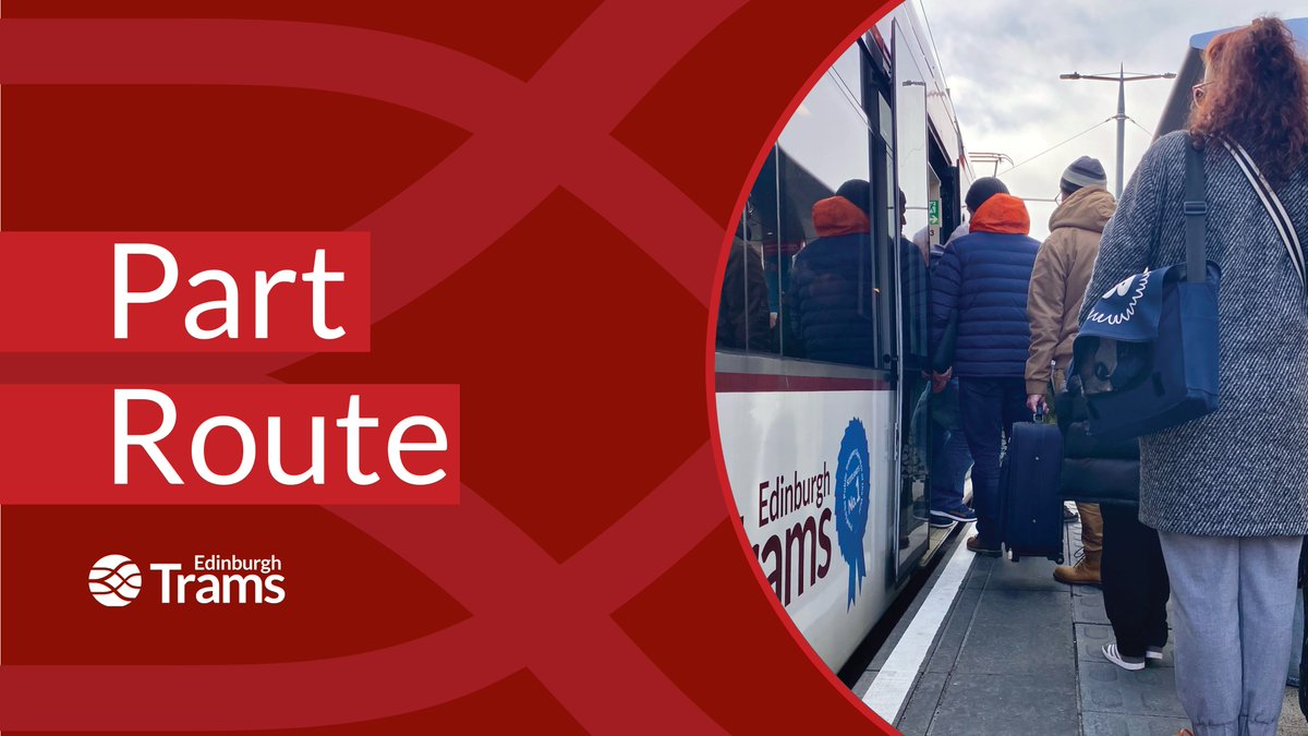 EdinburghTrams's tweet photo. Trams are currently short running between Airport and Balfour Street due to a technical issue. There is a ticket acceptance with Lothian Buses on the 16 and 25 between Balfour Street and Newhaven. We apologise for the inconvenience. ^AS https://t.co/BFjoQEMXde